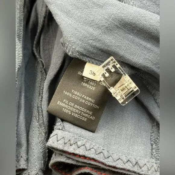 🆕 ISABEL MARANT ETOILE 🧿 NWOT Breeda Cotton Embroidered Mini Skirt -SZ 38 - Picture 12 of 16